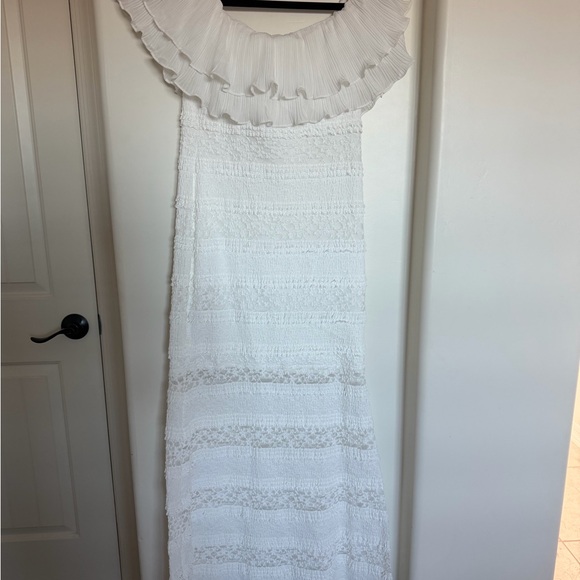 SHEIN Strapless White Lace Dress - Picture 5 of 6